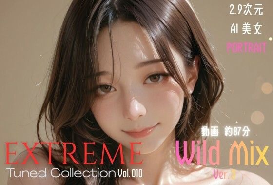 2.9次元AI美女 PORTRAIT EXTREME Tuned Collection VOL.010 Wild Mix Ver.3 AI SEX 動画集 公式カバー画像