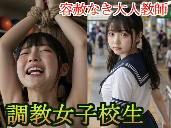 調教 女子校生 容赦なき大人教師 狙われるJK 処女 セクハラ 教師 学園 部活 学生 公式カバー画像