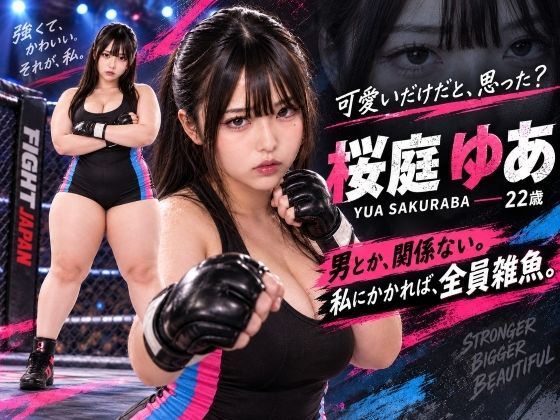 【桜庭ゆあ】 締め技で落とすと煽った巨漢にリングでわからせ敗北・大量中出し 公式カバー画像